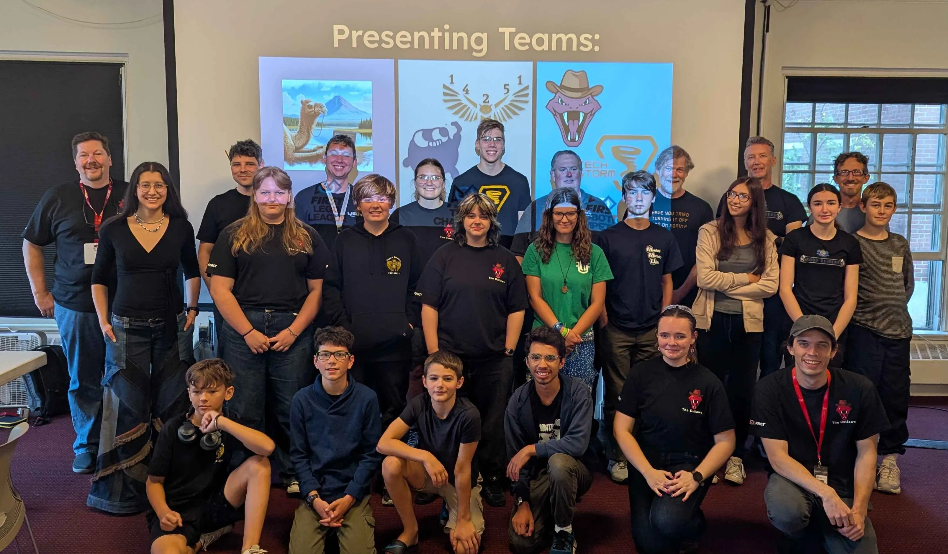 Vermont FTC teams at the kickoff event